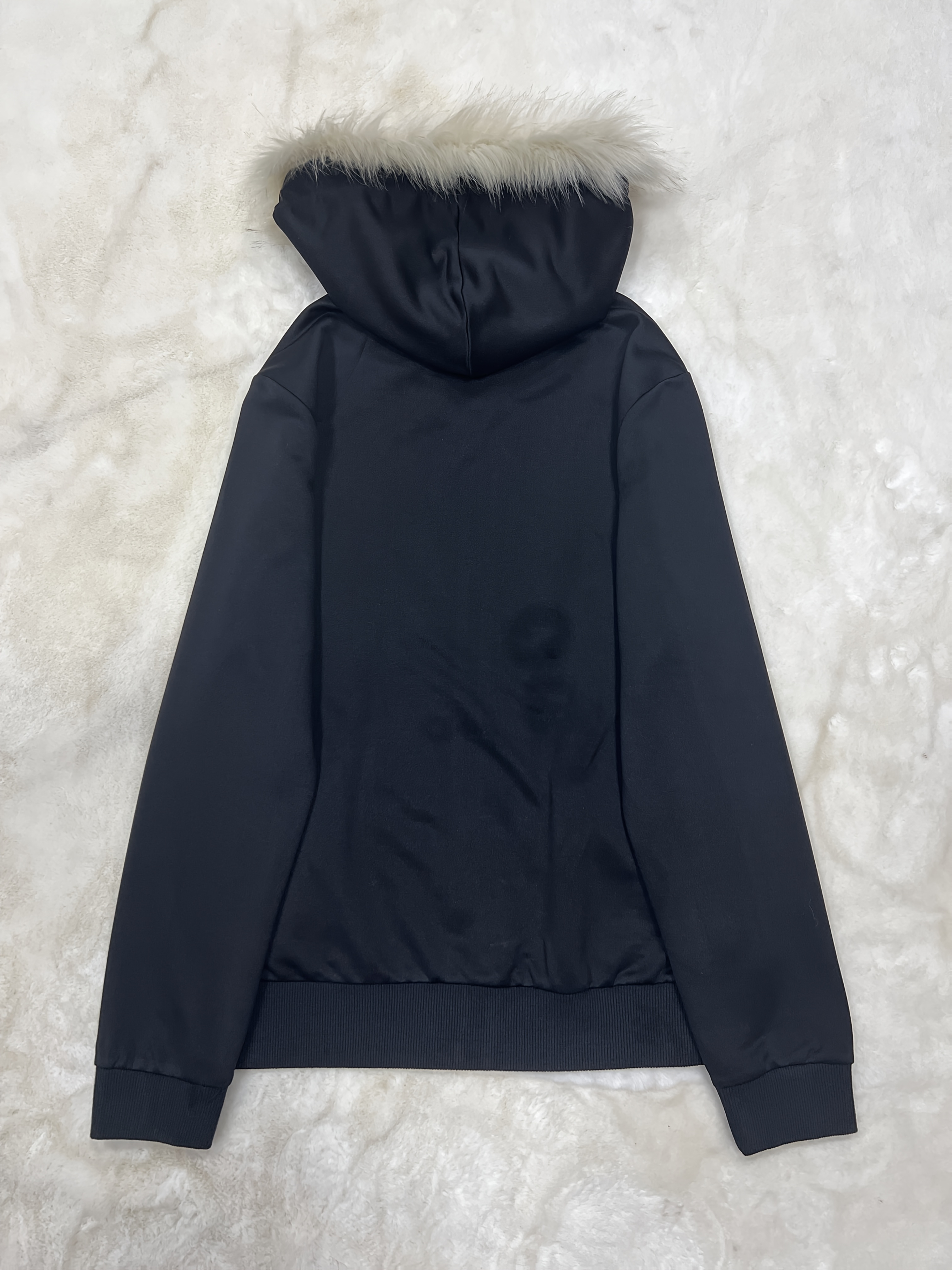 00s y2k fur zip hoodie gimmick lgb 短丈 00s y2k fur zip hoodie gimmick lgb 短丈
