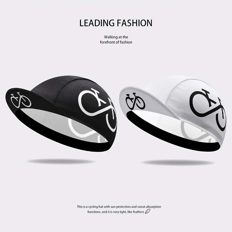E-shop ZWEITEILIGE Fahrradhut Outdoor Sport Fahrradhut Atmungsaktiv Schnelltrocknend Fahrradhut Sport Cap Laufmütze Unisex Zweiteilig