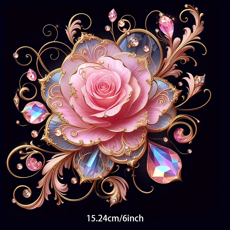 Pink Rose Stickers, Diy Vinyl Decals, Removable Stickers Decals