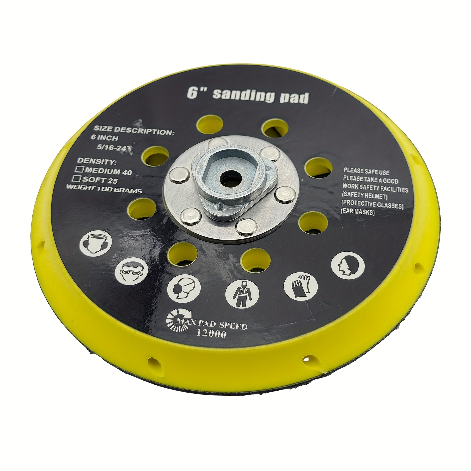 TEMU 1 pz. Cuscinetto di supporto per levigatrice da 6 pollici (150 mm) con 17 per BO6030 BO6040