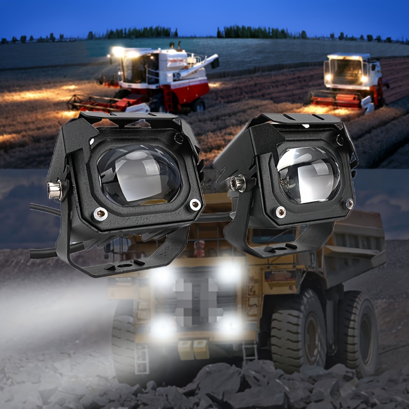 LED Strobe Beacon Xprite 12 Inch White Light - Flashing Emergency Hazard Warning Amber Outdoor Strobe Light - Foto 11