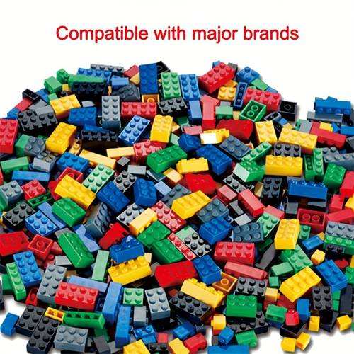item picture classic regular stacking building blocks basic stacking block toys compatible with brands random color halloween thanksgiving christmas gifts