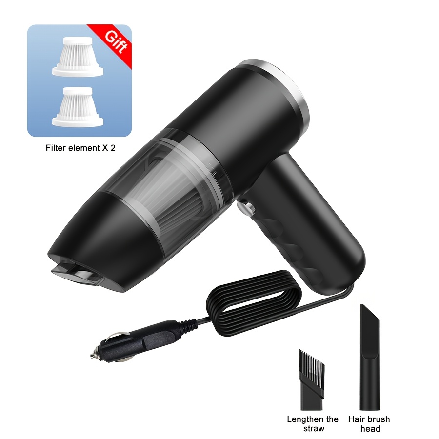 TEMU Small Handheld Vacuum Cleaner For Car And Home Use, 5000 Strong Suction, Lightweight And Portable, For Cleaning Work In Including Cars, ,