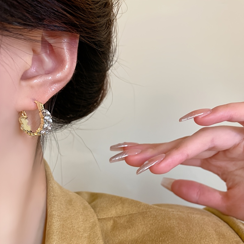 Women's Retro Elegant Wheat Ear Leaf Earrings, Light Luxury Gift