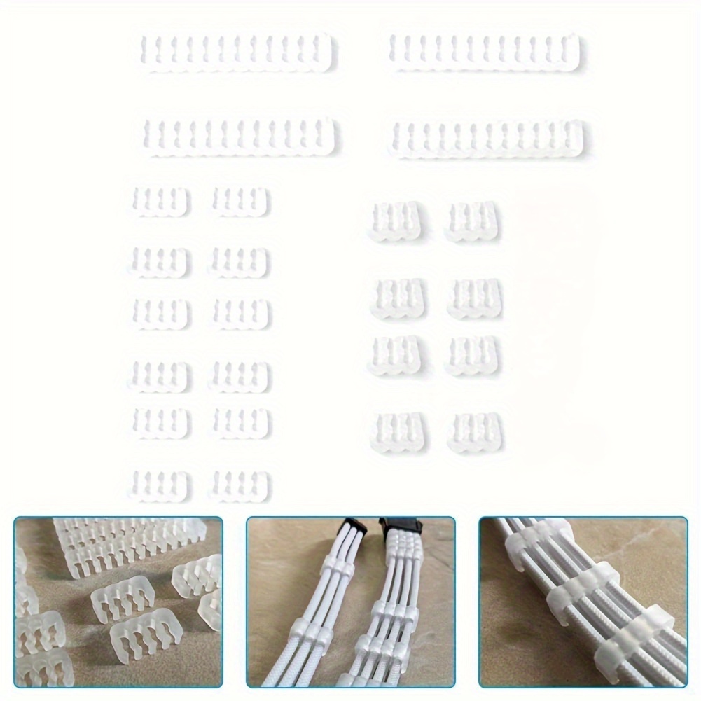 

24pcs Set - Organizers For 6/8/24 Cables, Computer