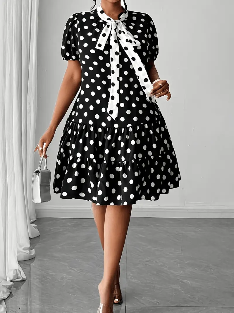 red black and white dress plus size Divine Apparel DN12341W Plus Size Long Sleeve Printed Cocktail Dress The Dress Outlet