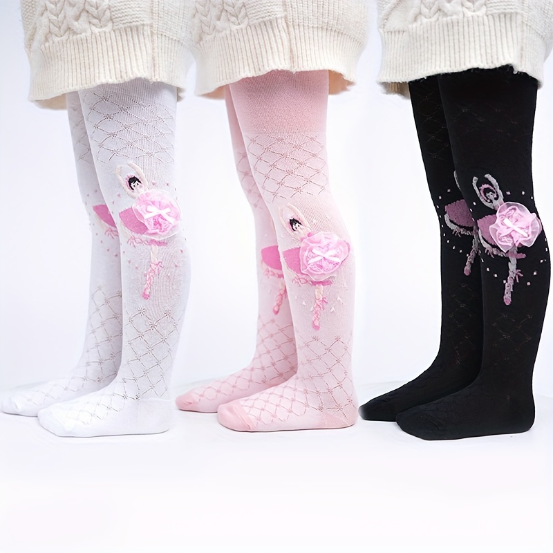 1pc/2pcs/3pcs Girls' Tights Foot Socks