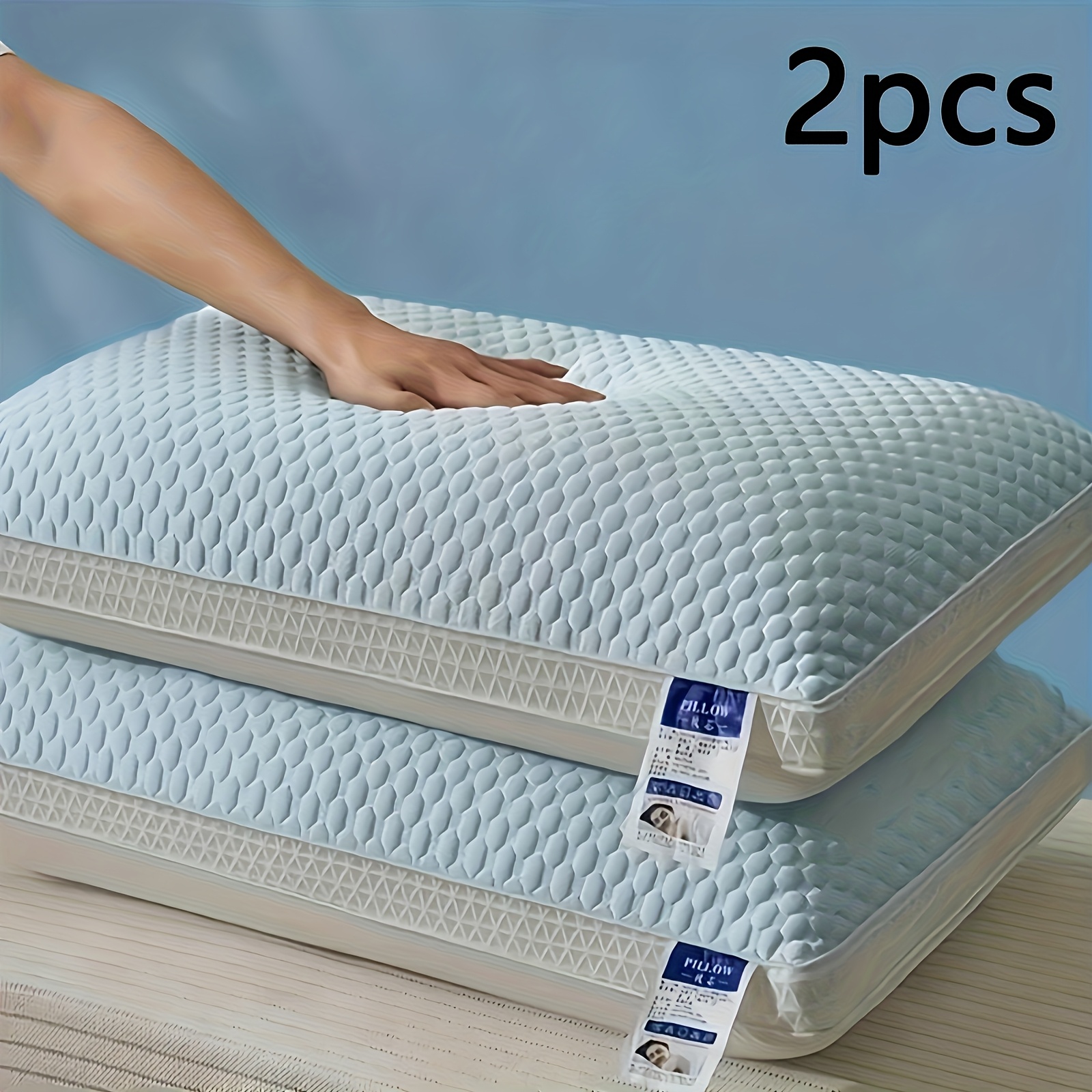 3 colors 2 cooling ice pillows breathable moisture - Temu