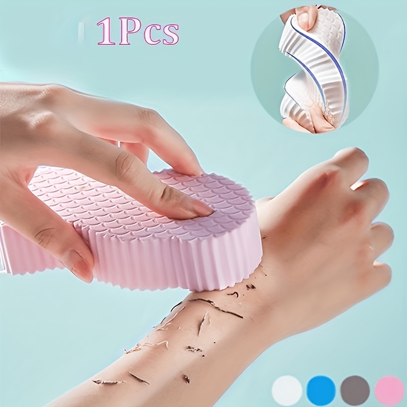 ultra soft exfoliating bath sponge gentle dead skin removal massage cleanse for shower and bath melamine material shower bath sponge soft texture sponge melamine sponge details 7