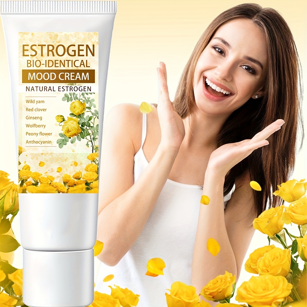 female estrogen mood cream wild yam   peony   ginseng   moisturizes the light beige nourishes the body gentle and   specifically for women 1
