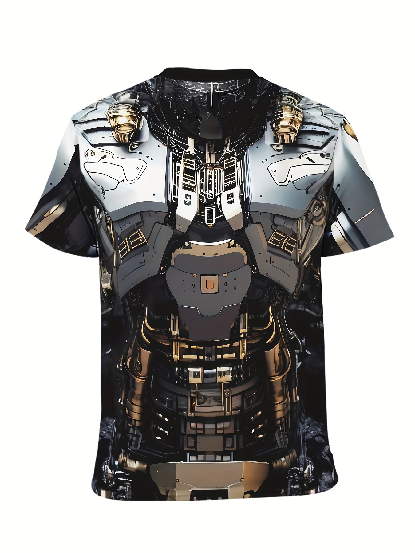 novelty 3d pattern print crew neck short sleeve t shirt for men casual summer t shirt for daily wear and vacation resorts details 2