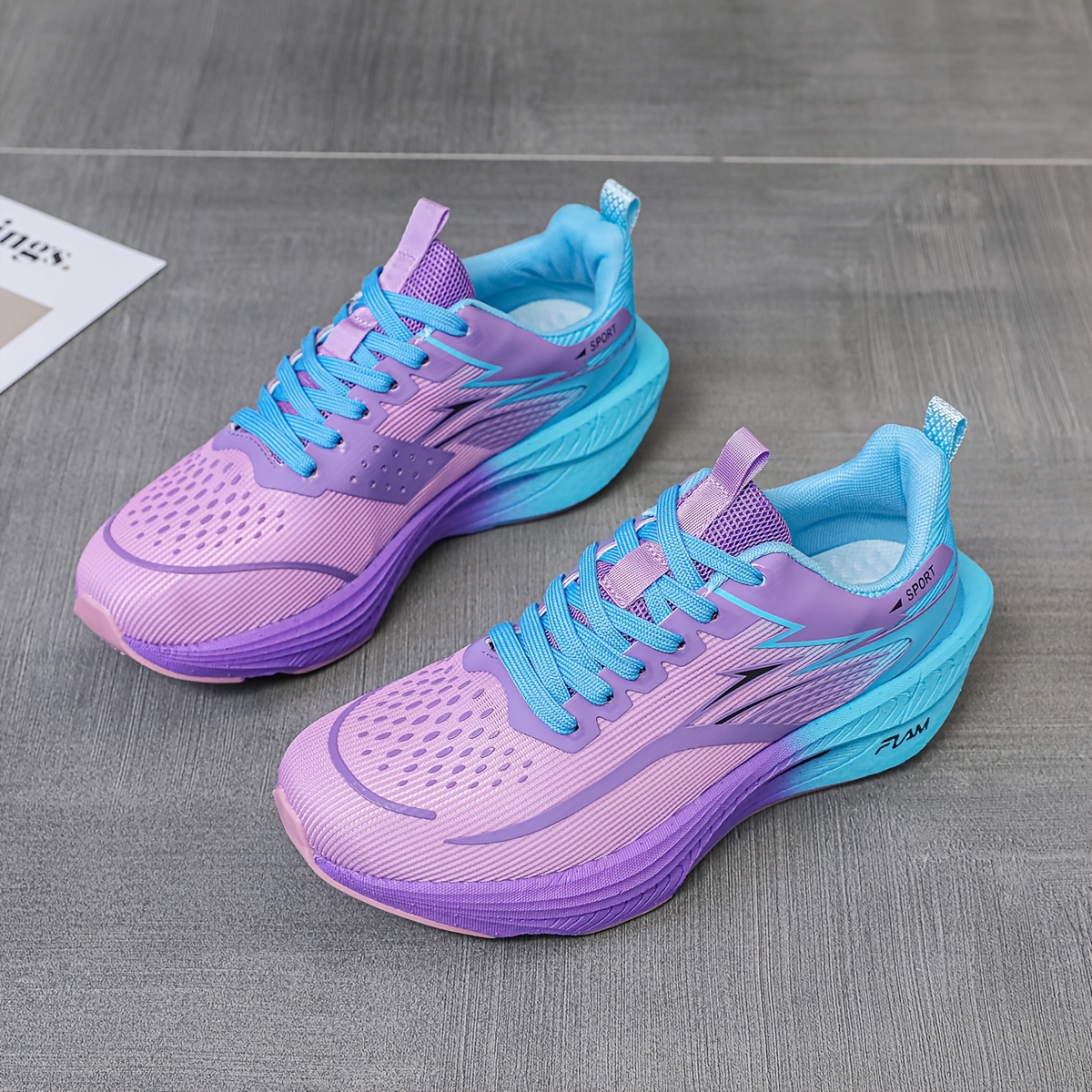 TEMU Women's Professional Marathon Running Shoes, Stylish Women's Sports Shoes, New Large Size Breathable Running Shoes - Lightweight Outdoor