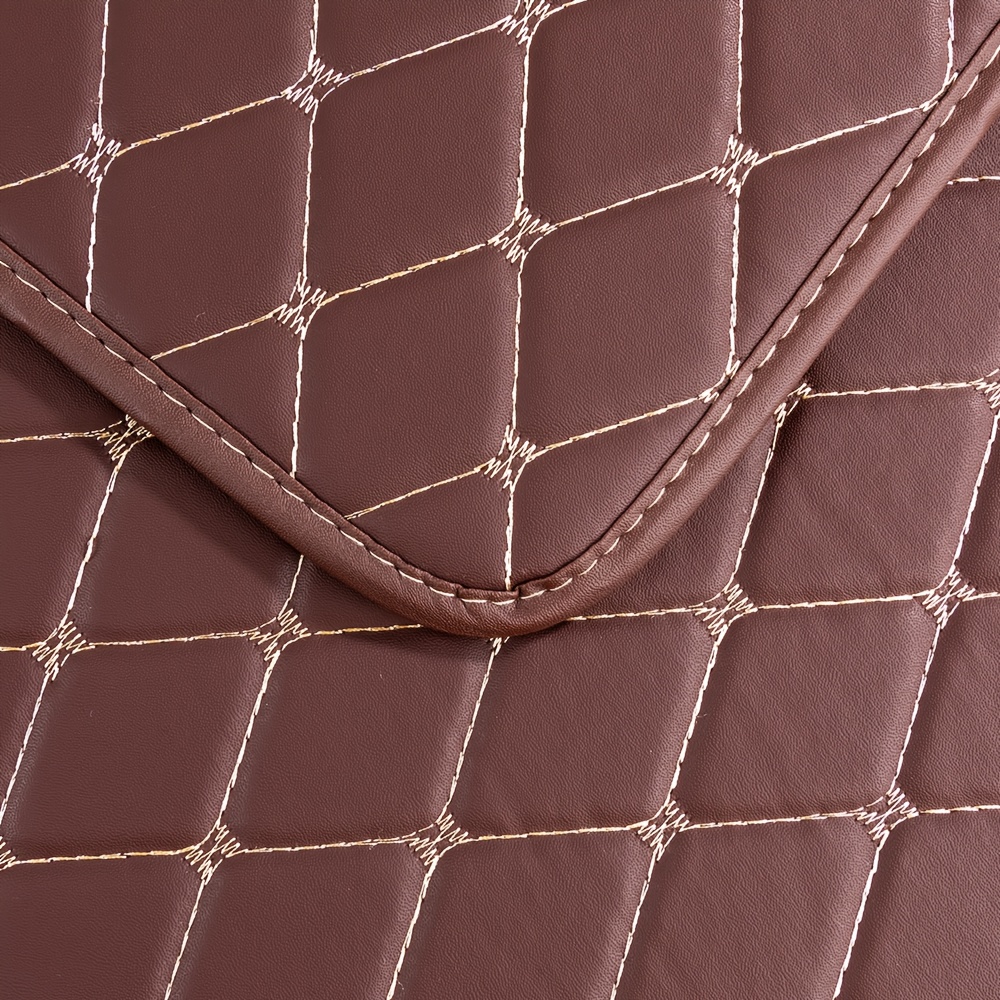 5pcs Luxury Floor Mats, All-Season, All-Weather Protection, Easy to Clean, Non-Slip, for Vehicle Interior Care, Fits Sedans, Trucks, SUVs