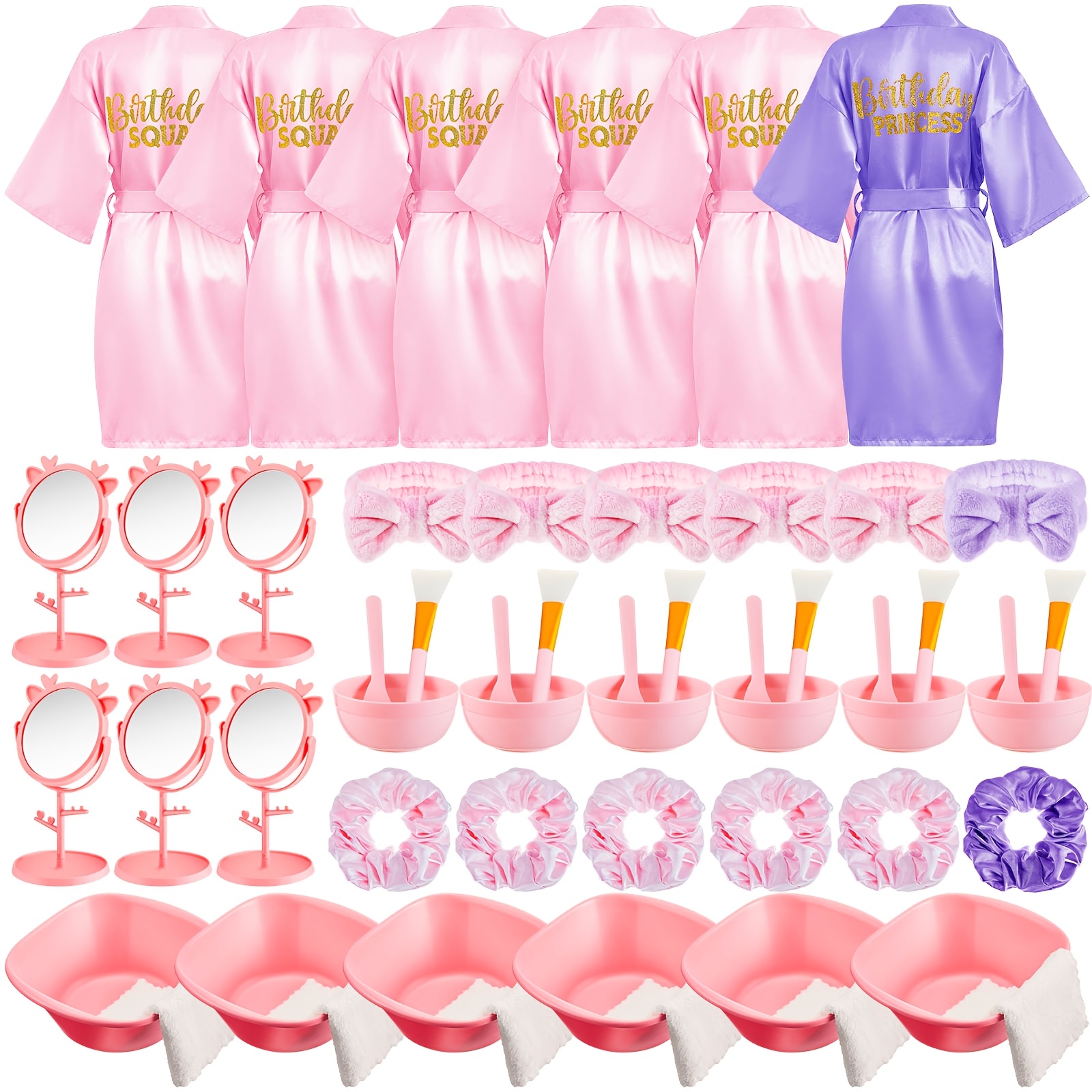 girls spa robes sold on Temu United States
