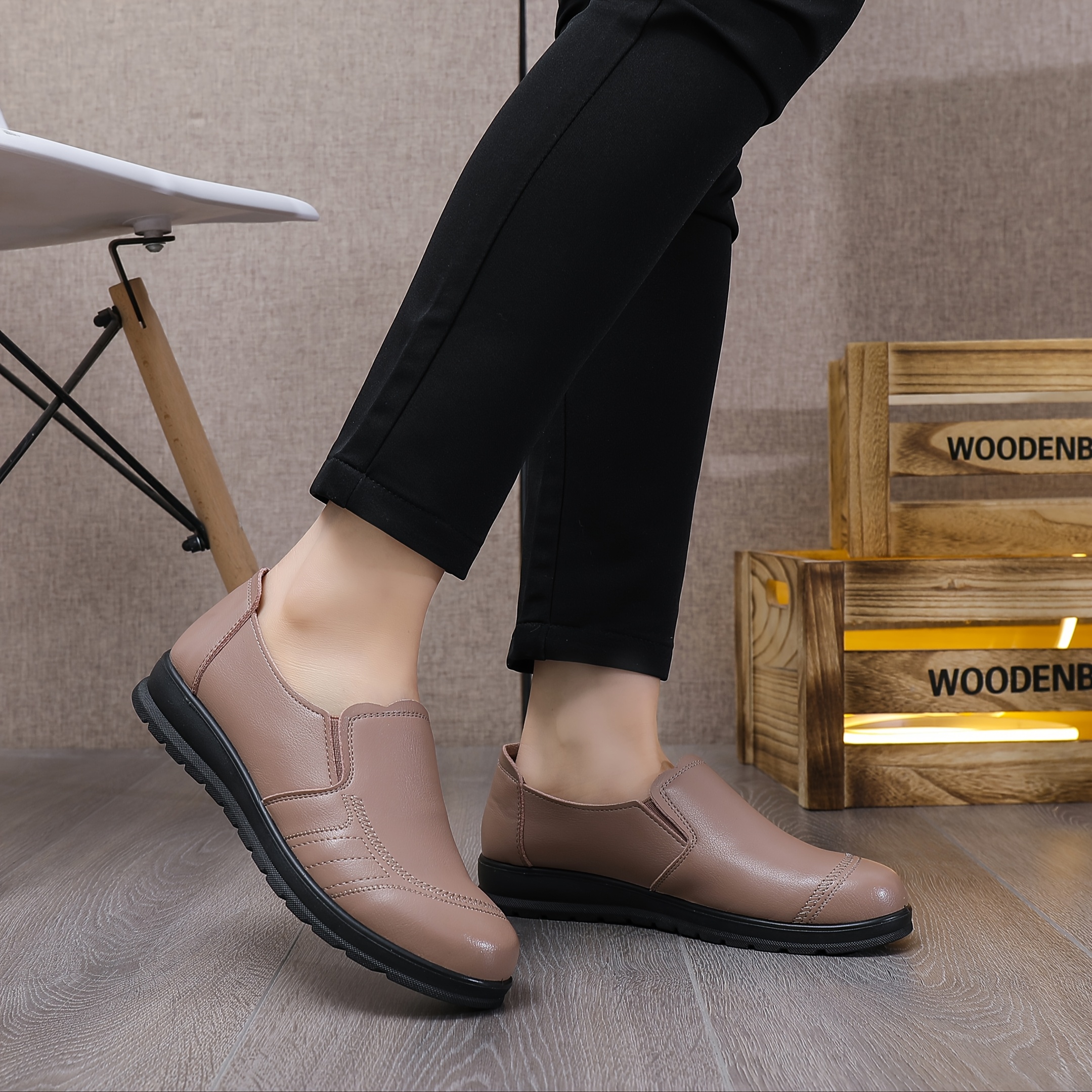 zapatillas mujer punta redonda tpr cómoda color Temu El Salvador