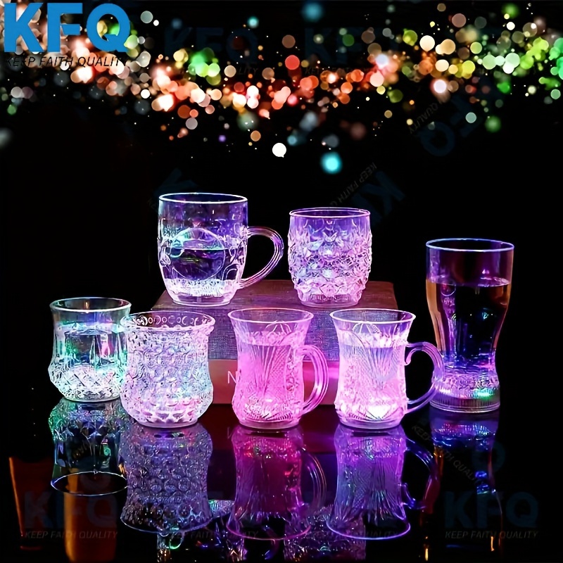 Acheter Tasse à boire en plastique LED 280ml, Cube d'eau, à la mode, pour  Bar, fête, discothèque, boîte de nuit