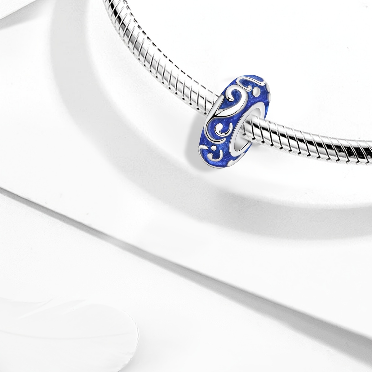 Women's 925 Silver Plated Milky Way Patterned Pendant Necklace
