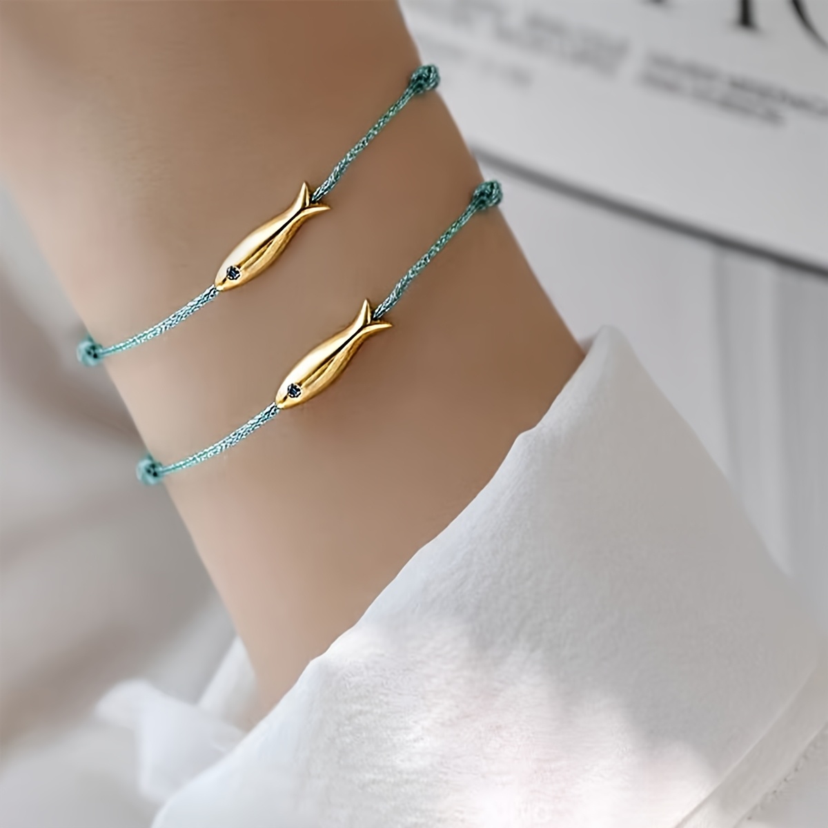 TEMU 2pcs Of Stylish, Carp Bracelets Suitable As Additions For Men And Women. Are Unique Gifts For Girlfriends And Mother's Day Gifts