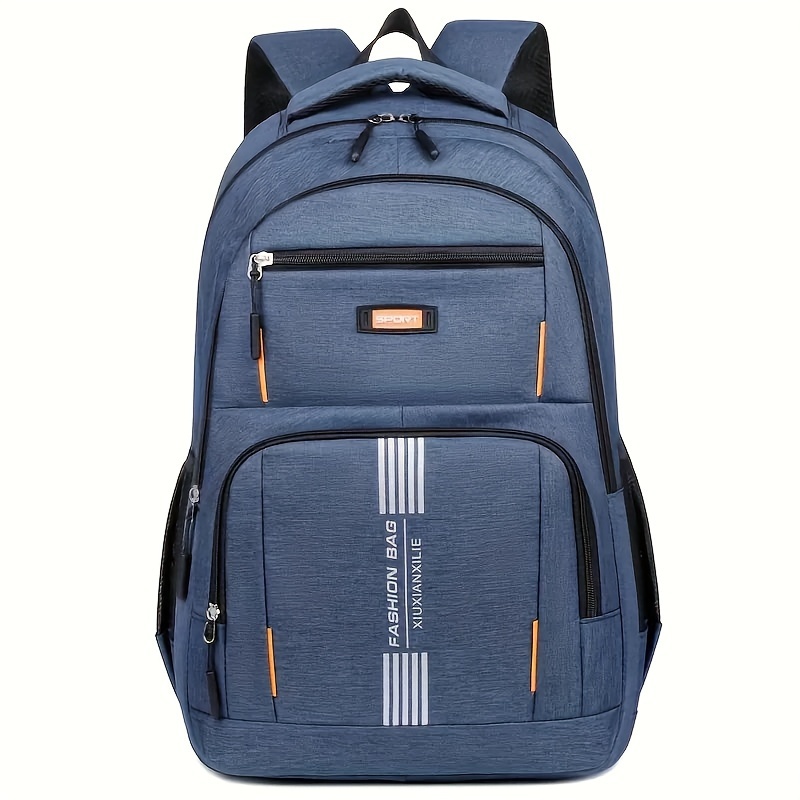 1pc Fashion Large Capacity Casual Backpack Easy Style Laptop Bag Versatile Men's Backpack