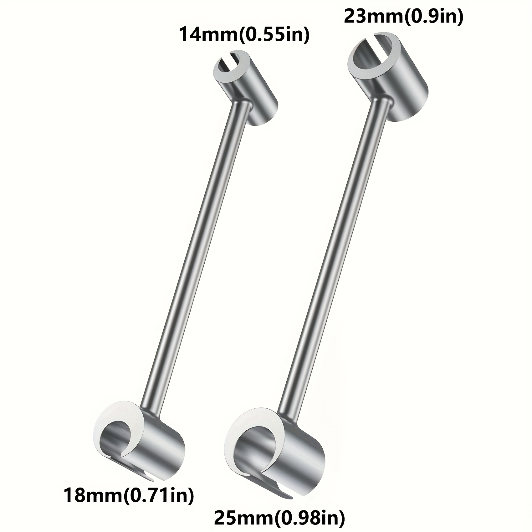 TEMU 2 Heavy-duty Door Hinge Adjustment Tools - Ergonomic Adjustable Wrenches With Precision Measurement Marks, Suitable For Garages, , Homes -