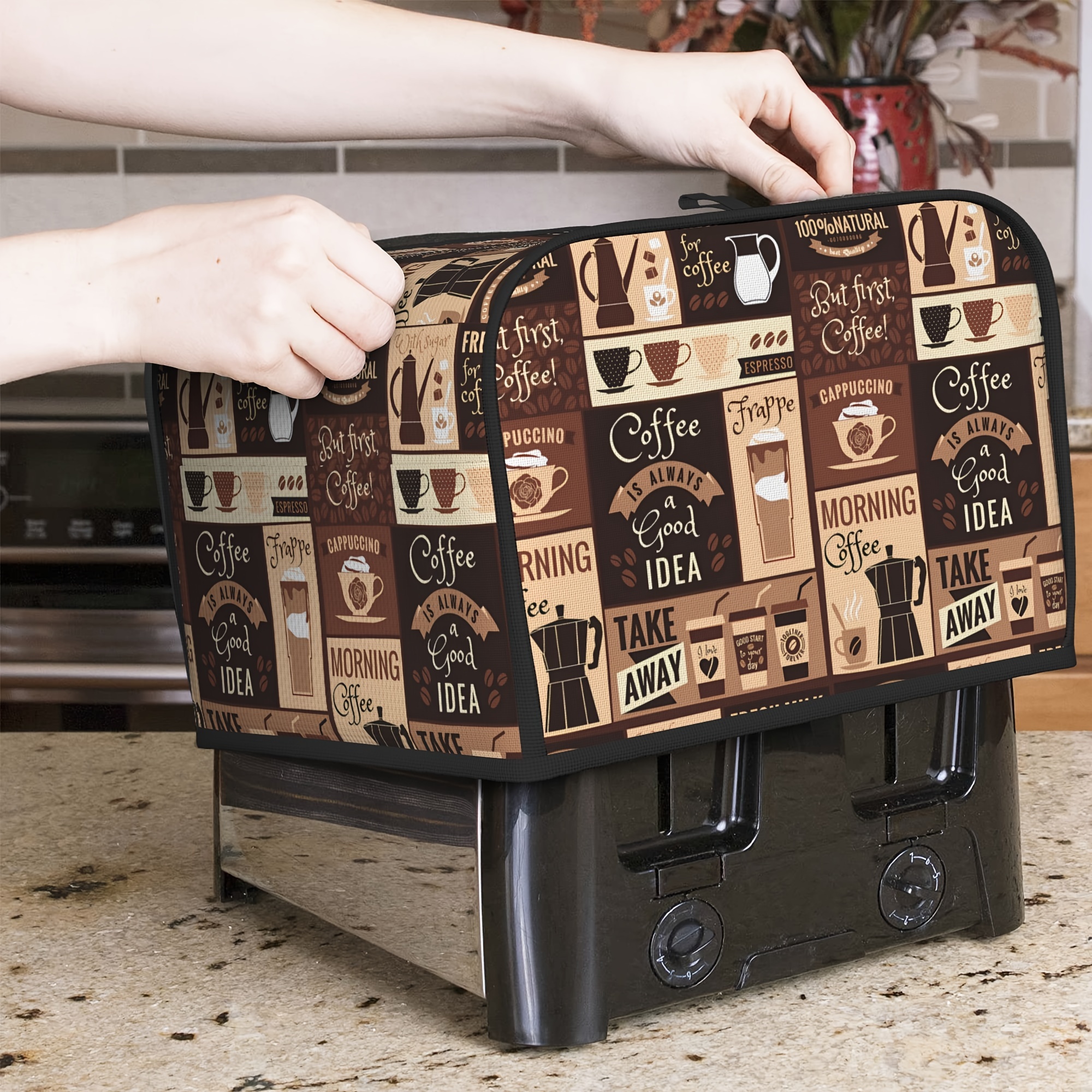 1pc toaster cover wide slot Temu