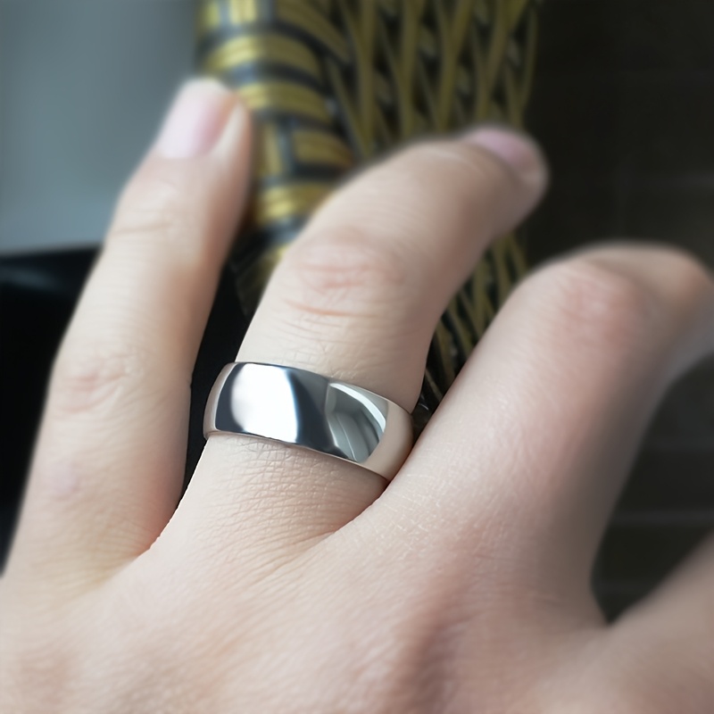 Titanium Couple's Ring - Timeless Non Fading Design