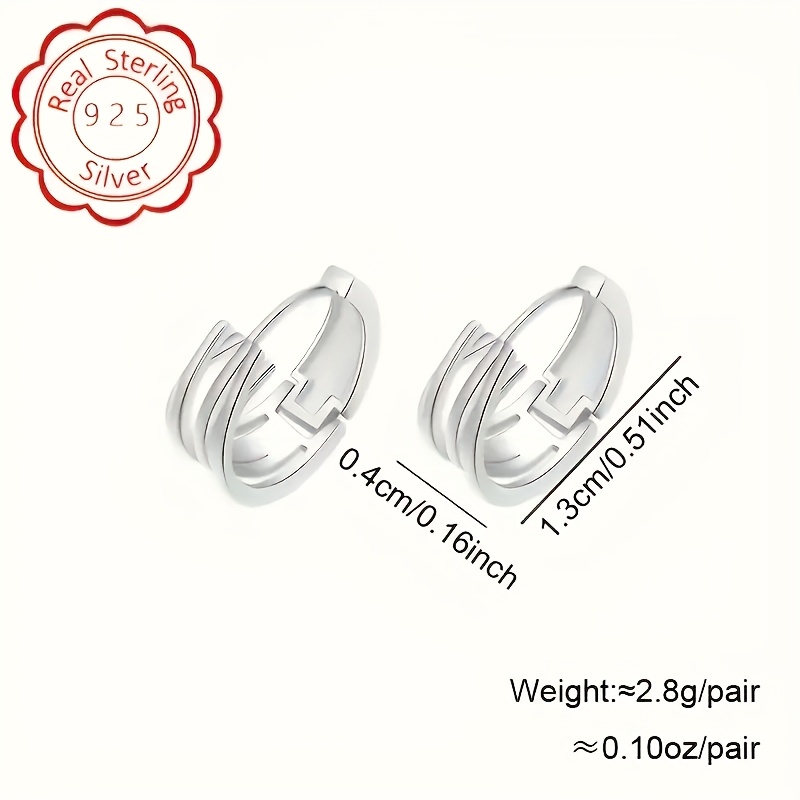 925 Silver Star Earrings for Women