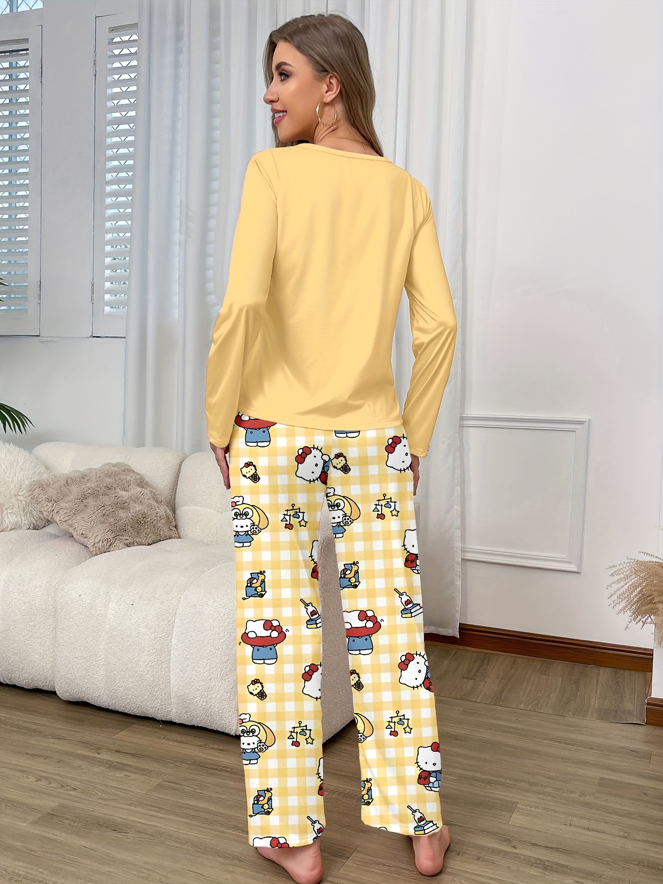 conjunto pijama dama estampado Temu Guatemala