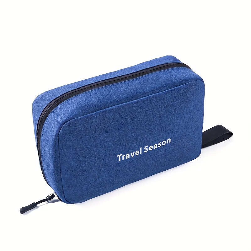 TEMU 1pc Material Travel Toiletry Bag, Portable And Hanging Men's Wash Bag, Storage For Toiletries , Essential For Business Trips
