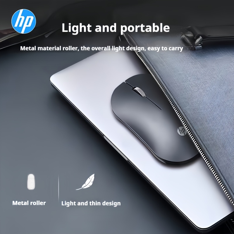 HP Wireless Dual-Mode Mouse, Silent, 3-Level Adjustable, 1600DPI High Precision, Ambidextrous, for Desktop PC And Laptop Gaming Business Office