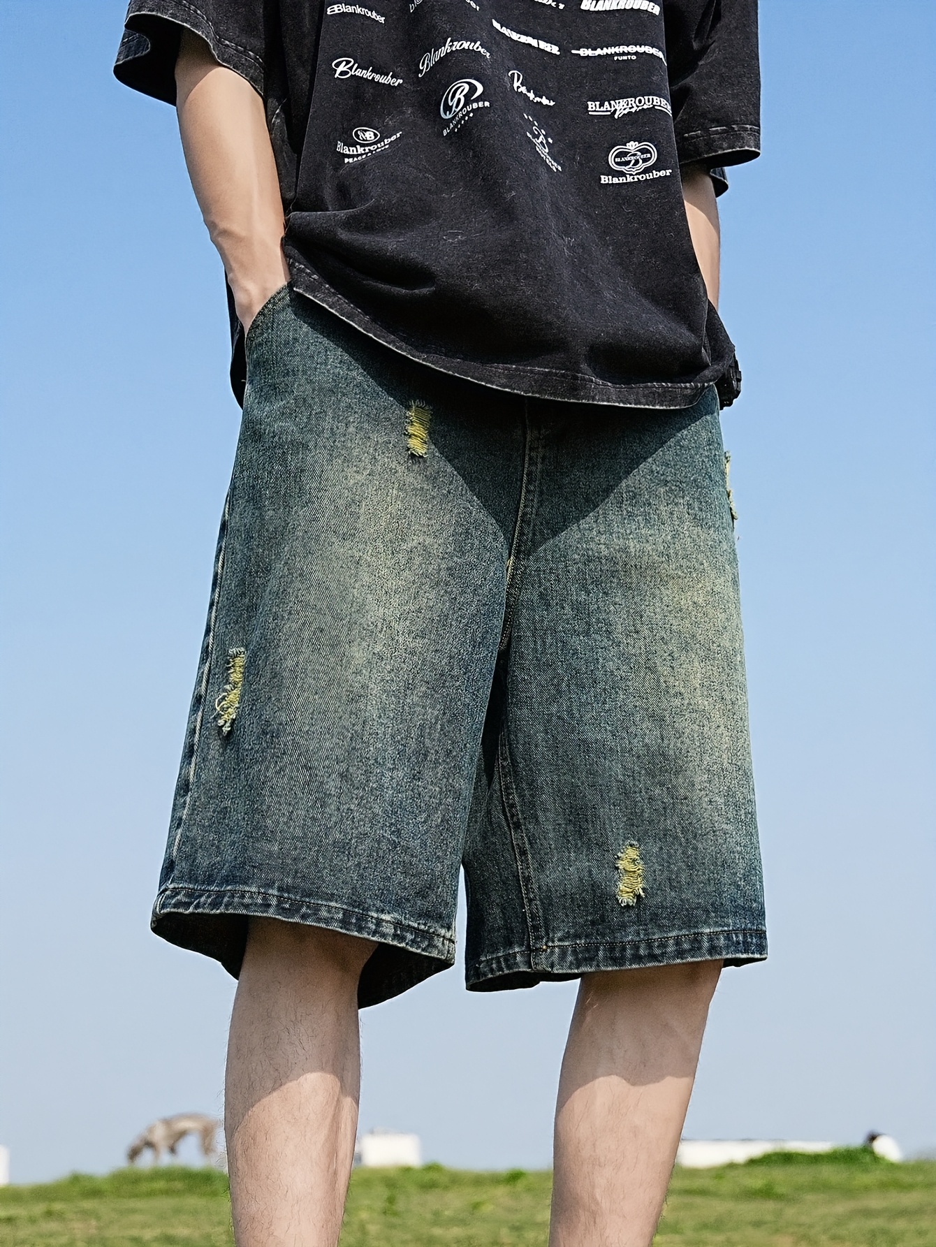 denim shorts men summer fashion - Temu South Africa