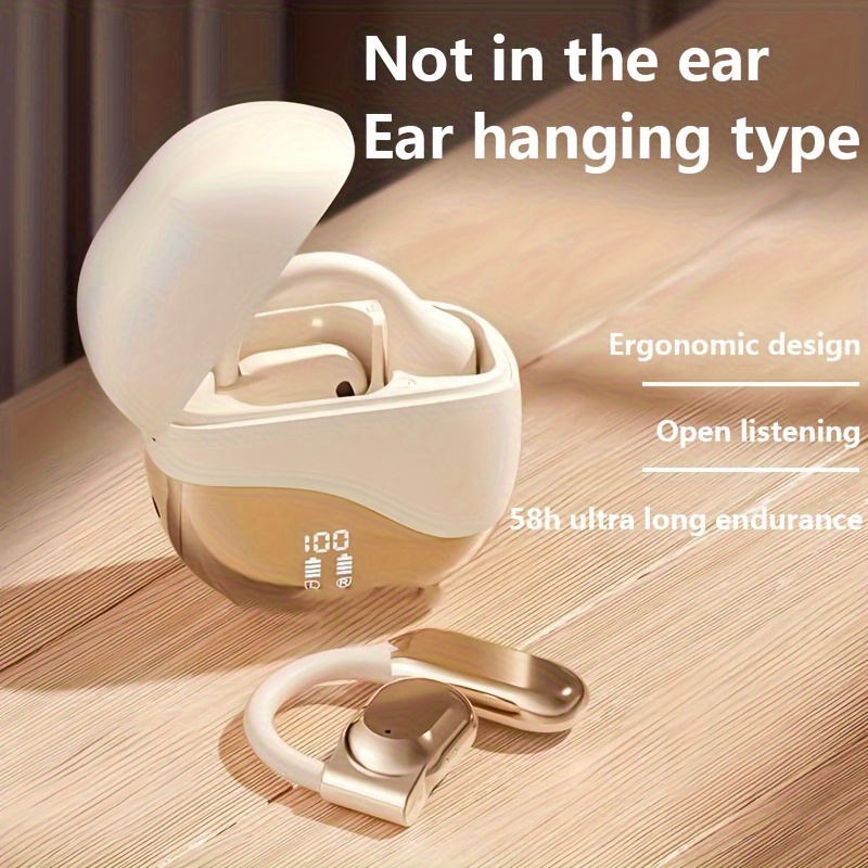 

Open Ear Wireless Earphones With Wireless High Sound Quality For Sports, Anti Drop Running, And Extra Long Battery Life For Both Men And Women