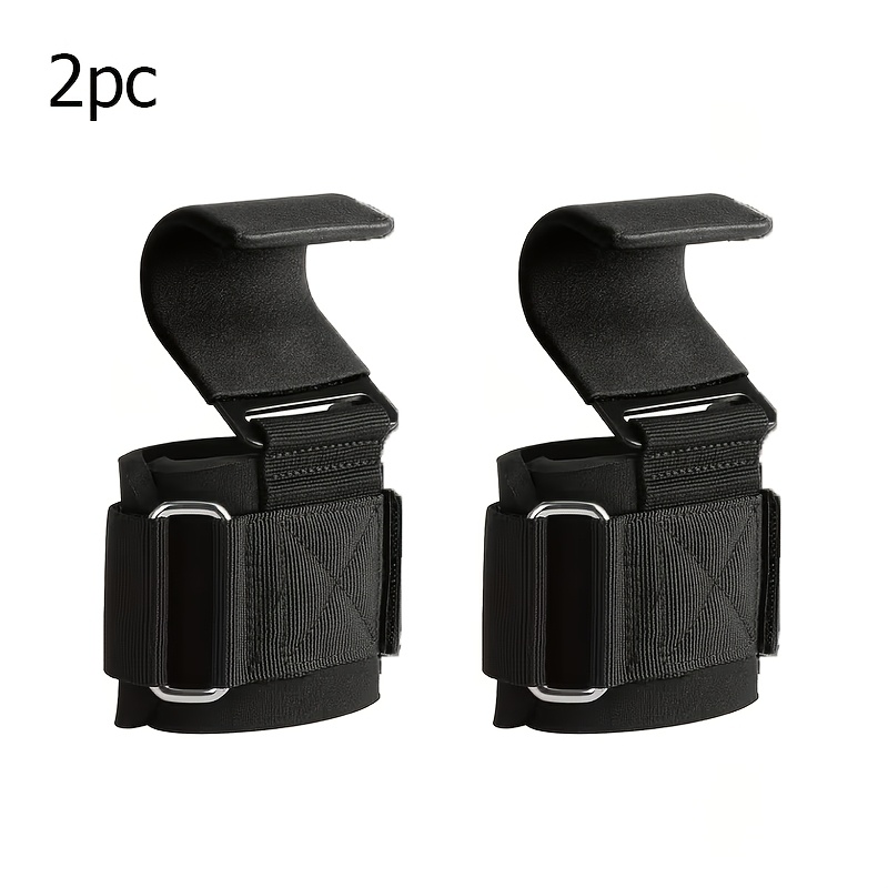 Image of Heavy Duty Weight Lifting Hooks For Home Gym, Padded Wrist Support Straps For Men Women, Non-slip Hooks For Deadlift Pull-up , Strength Training Workout Equipment