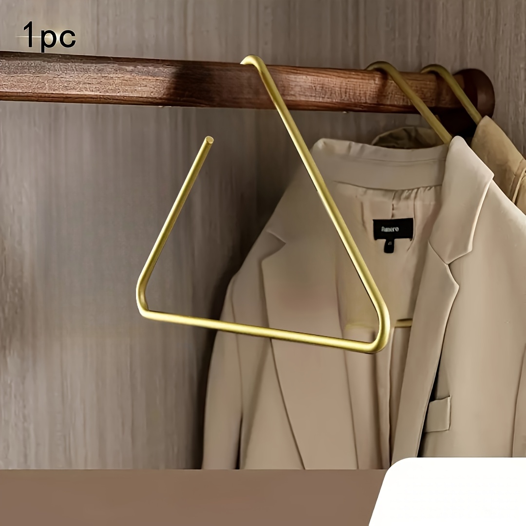 1pc Creative Triangle Hanger 1 Is Used For Drying Clothes, Scarves, Hangers, And Organizer Storage.