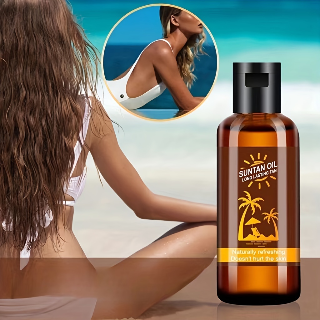 

Beauty Black Oil, Body Tanning Oil, Beach Tanning, For Healthy Skin Tone, Antique Bronze Color
