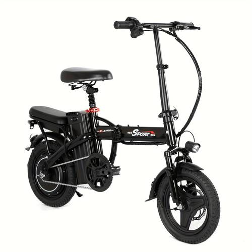 650w 48 5ah removable lithium battery stylish 14 foldable commuting electric bicycle for women and men