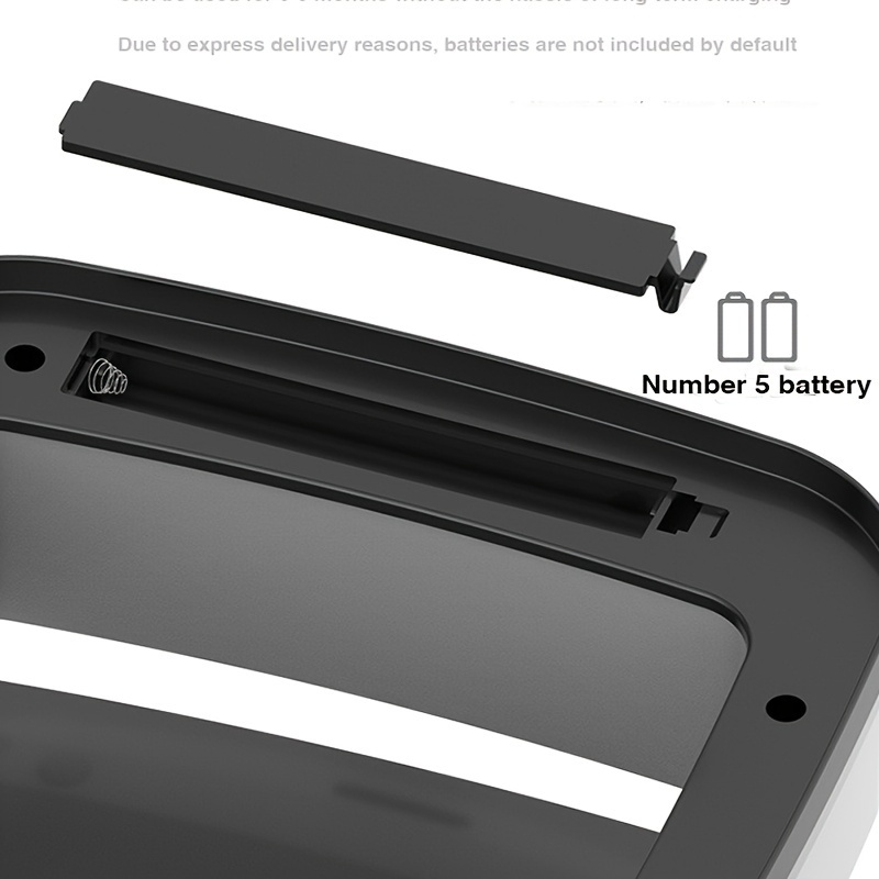 1pc smart automatic sensor trash can with lid plastic garbage bin container silent operation for home kitchen living room bathroom adaptive delay closing technology details 4
