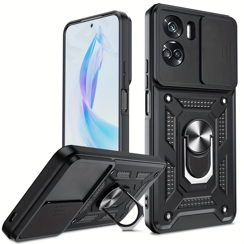 

90 Lite 70 Shockproof Protector Heavy Hard Phone Case With Metal Stand