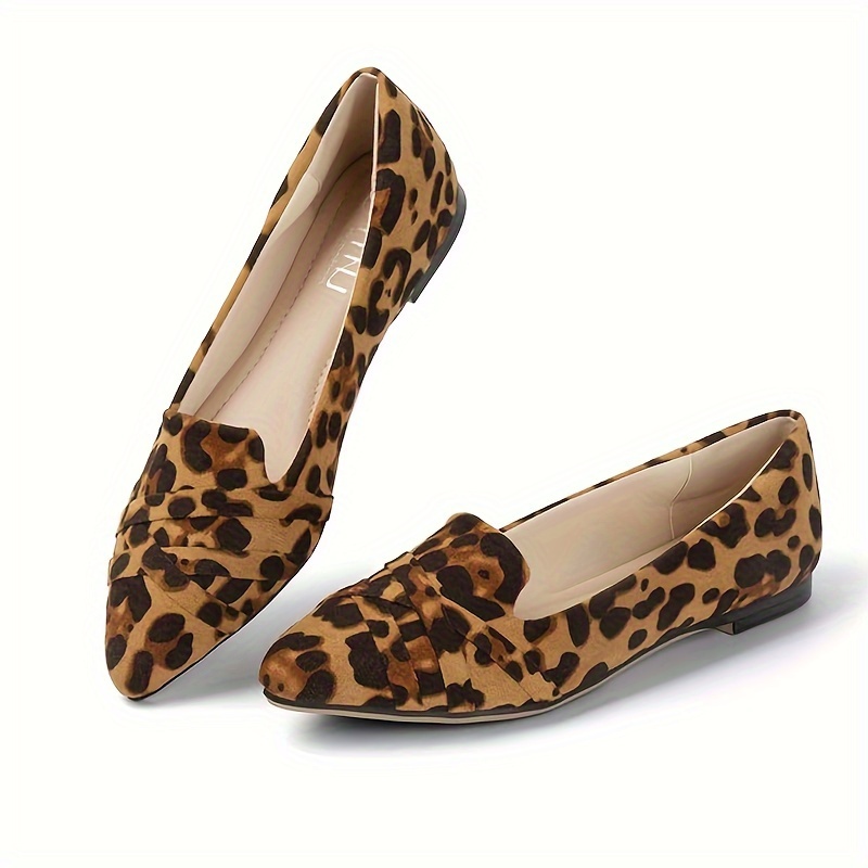 

Women's Ballet Flats Women's Flat Shoes Women's Leopard Print Comfortable Flats