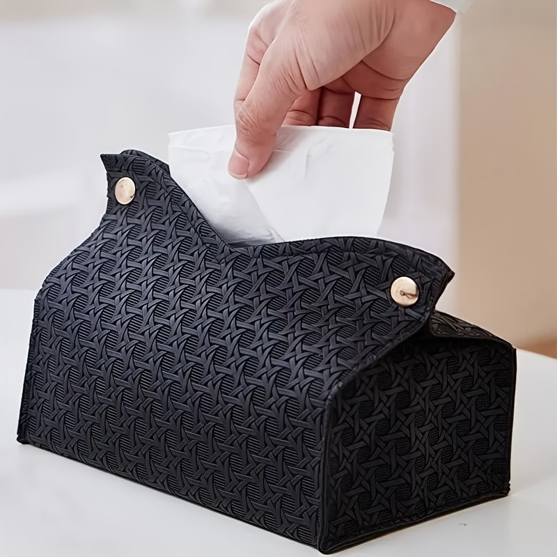 white woven fabric tissue box cover aesthetic tissue storage box for home and office decor simple and   decorative material fashionable facial stand suitable for living room or coffee table stylish storage box decorative box cover woven texture tissue box cover tissue box holder square tissue box holder travel accessorie organizer and storage packing cube for suitcase compression packing cube luggage organizer travel accessory koffer organizer travel Product details 3