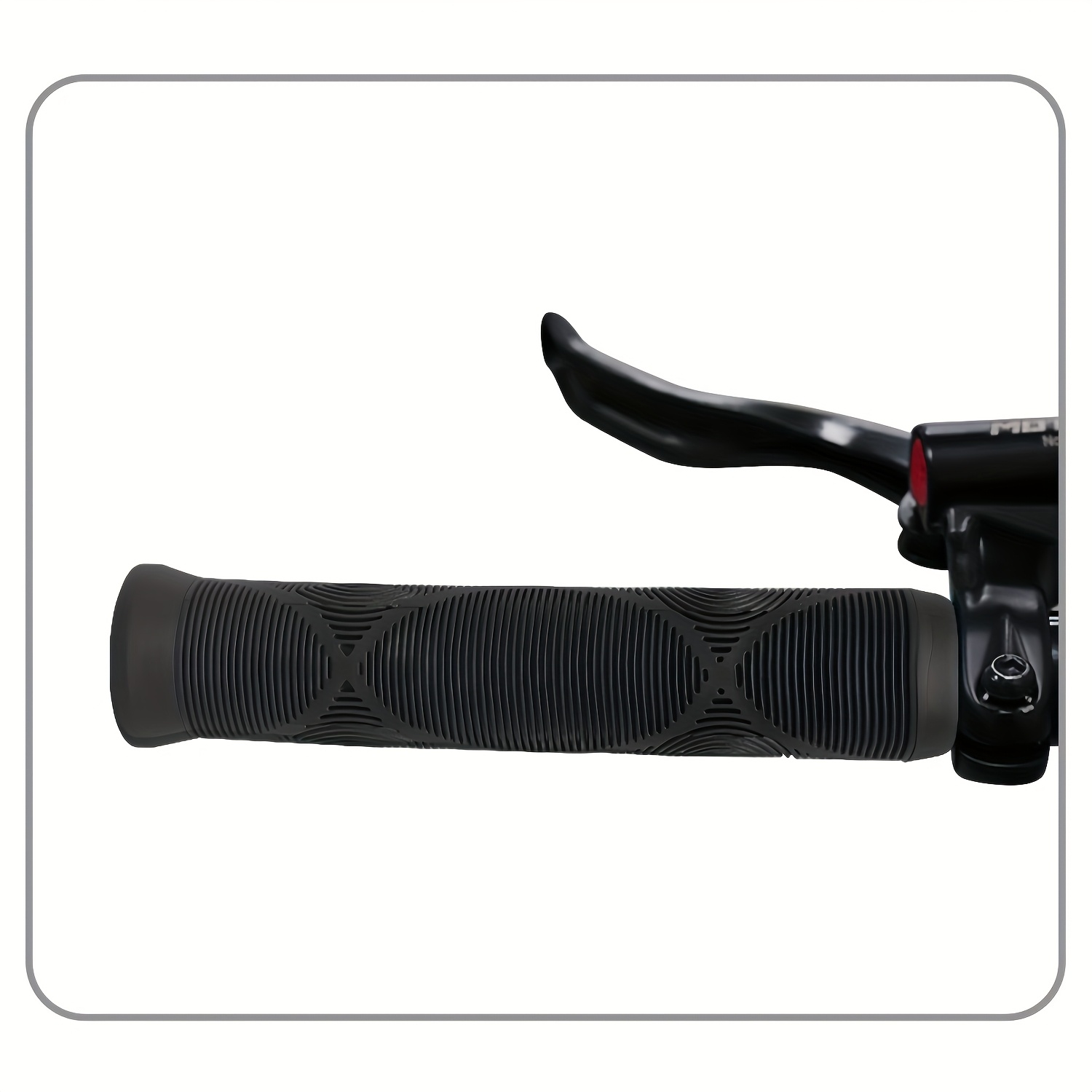 Manșoane Extra Lungi și Groase din Cauciuc pentru Bicicletă, Pad-uri Universale pentru Ghidon MTB/Trotinetă, Anti-Alunecare cu Absorbție a Șocurilor, Adiții Confortabile pentru Ciclism (Pachet de 2)