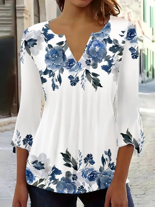 nueva camiseta de mujer, colección /verano, con y hojas pequeñas