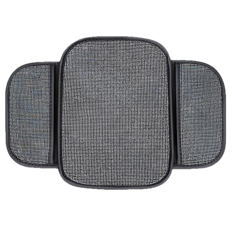 TEMU 1pc Cubierta de Reposabrazos de Diamante Artificial para Auto, para Consola Central con Bolsillo de Almacenamiento, Decoración para Interior de