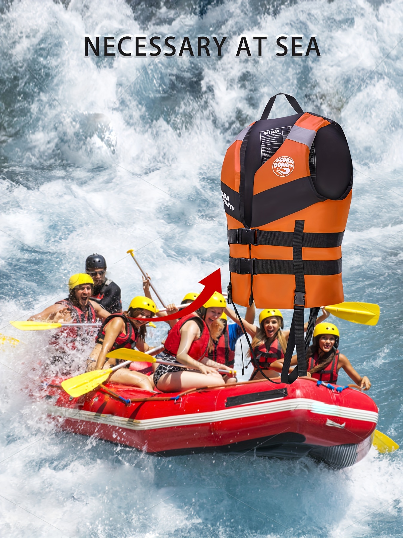 Life Jacket Outdoor Drifting Swimming Snorkeling - Temu