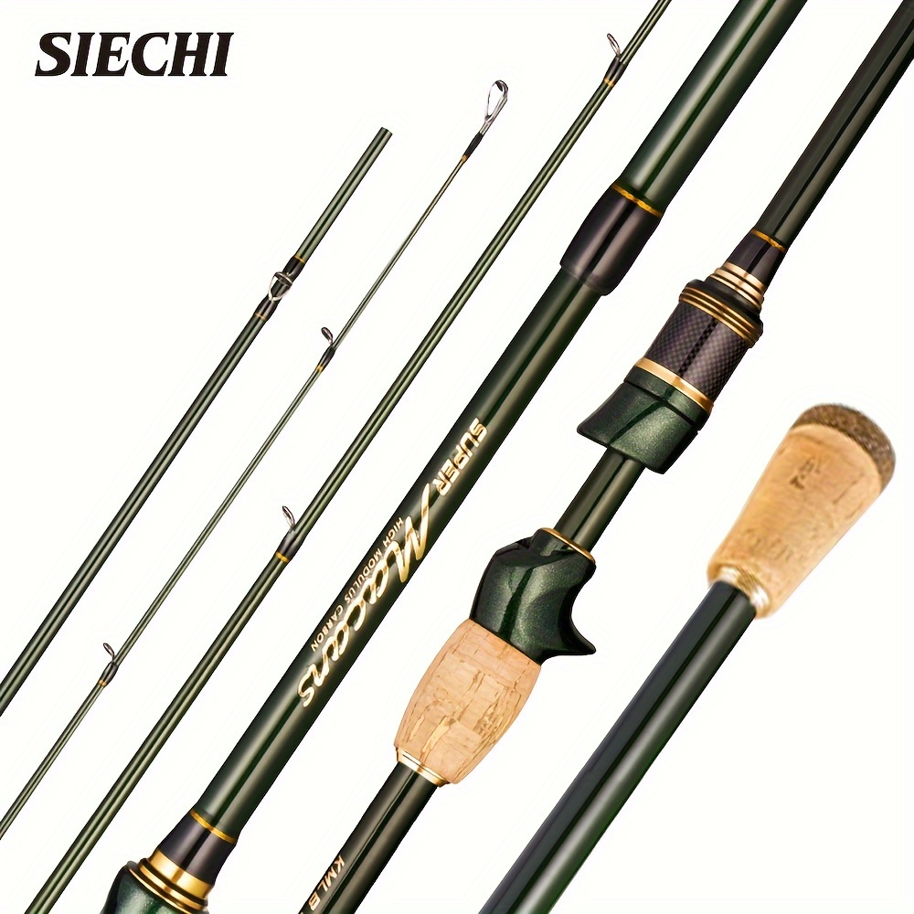 Siechi Carbon Lure Fishing Rod Portable Plug in Straight - Temu United  Kingdom