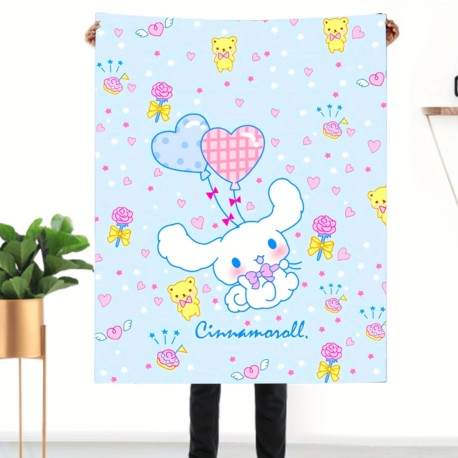 

Sanrio Cinnamonroll Blanket Unisex Blankets Blanket For Sofa