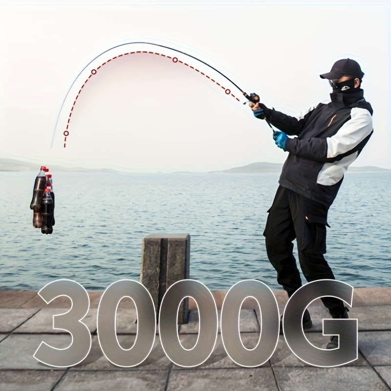 

1pc, Spinning/cating Fishing Rod For Lure Fishing, Gun Handle/straight Handle, Long Casting Rod For Black Fish, Sea Fishing Rod