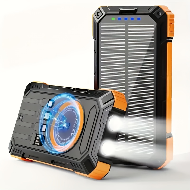 

1w/2w/3w Mah Solar Mobile Power With Flashlight/ Usb/ Micro Interface/ Compass For Mobile Digital Electronic Devices, Long Durability, Travel Camping, Led Flashlight, Hiking .