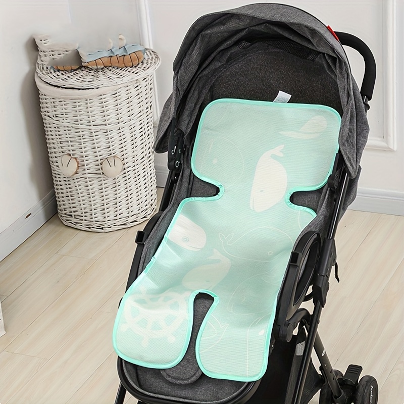 

Breathable Cool Mat For Stroller, Cute Cartoon Pattern Stroller Cool Seat Mat