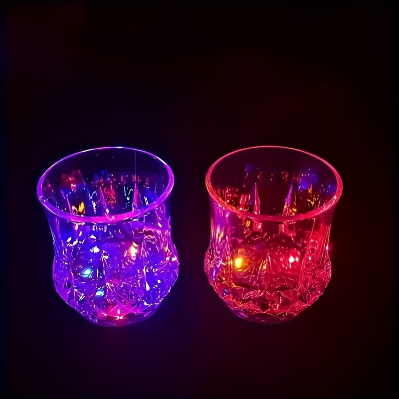 

2 Pieces/, Party Party Led Glow Party Glass, Suitable For Christmas, Birthday, Wedding, Bar, Disco Easter Gift Halloween Gift